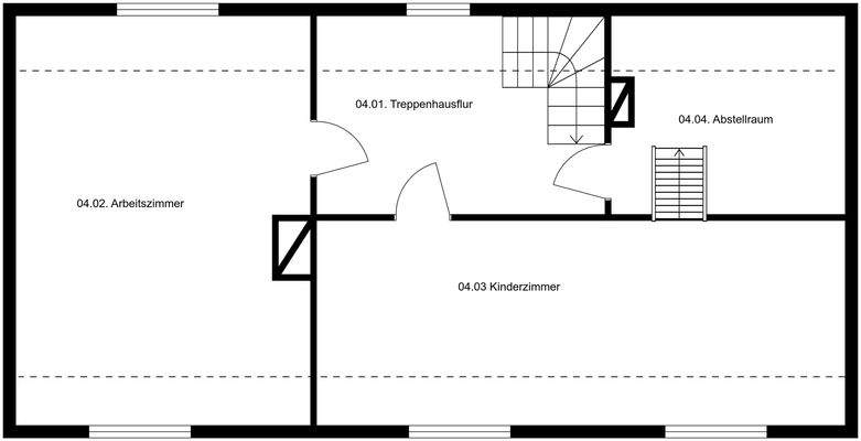 Grundriss Dachgeschoss 