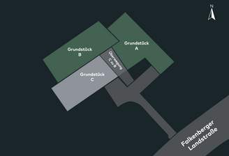 Lageplan Grundstück B