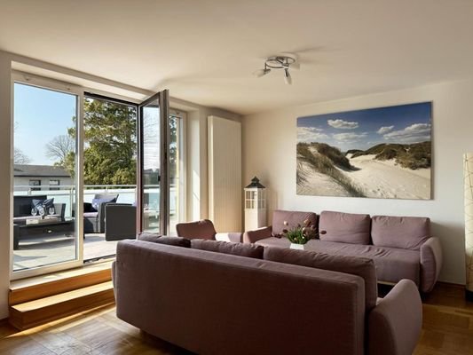 Wohnbereich mit Dachterrasse