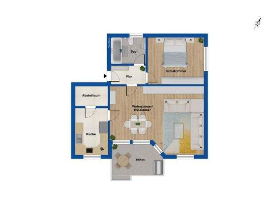 Grundriss 1. Obergeschoss