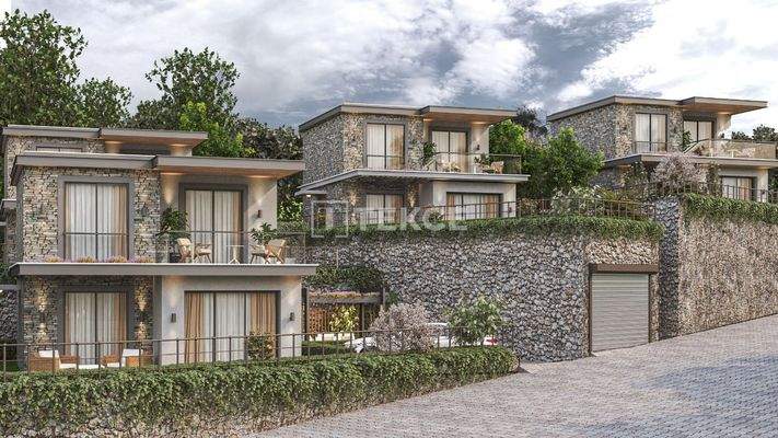 Detached Villas with Pools and Gardens in Konacık Bodrum