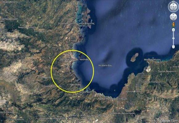 Kreta, Ammoudara: Baugrundstück in der Nähe von Agios Nikolaos zu verkaufen