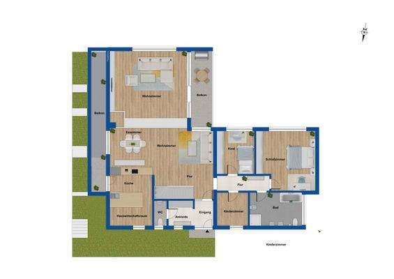 Grundriss 1.Obergeschoss