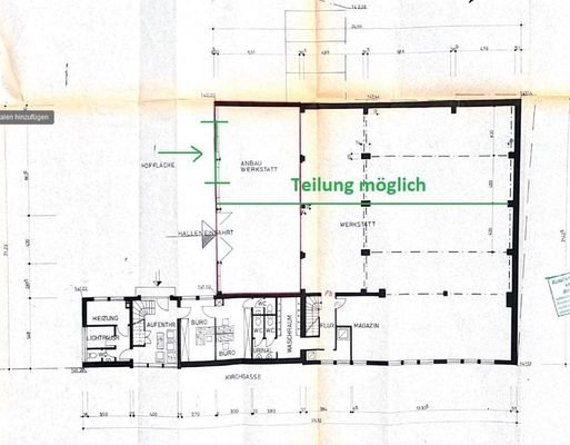 EG - Grundriss Kirchgasse 10