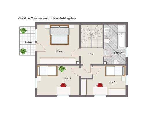 Grundriss Obergeschoss