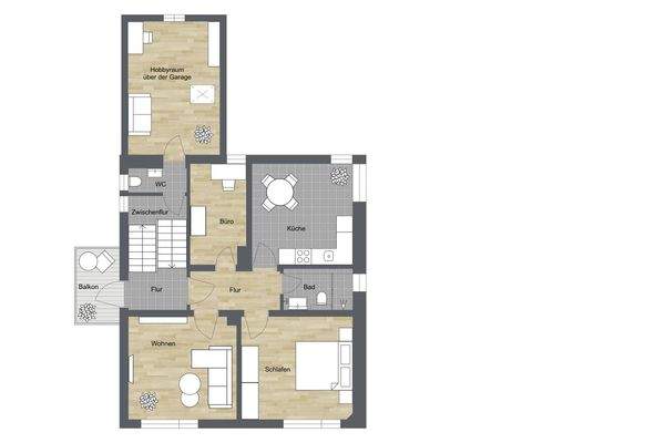 024 - Grundrissplan Obergeschoss