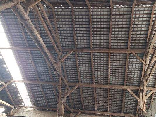 Scheune Dachunterseite