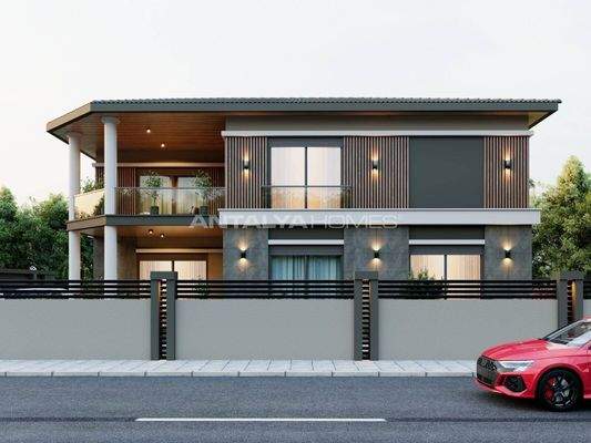 Detached House with Magnificent Mountain View in Antalya Döşemealtı