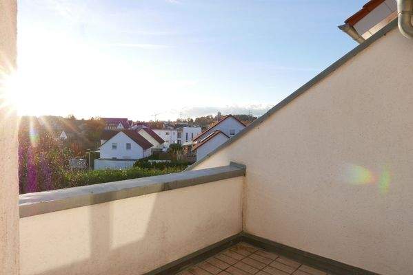 Balkon mit Ausblick