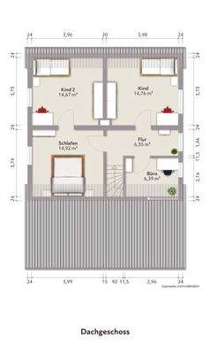 Grundriss Dachgeschoss