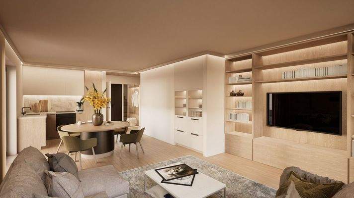 Offener Wohn- und Essbereich