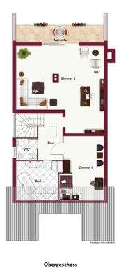 Möblierung beispielhaft