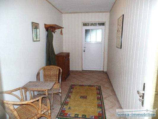 Hauseingang zum Obergeschoss