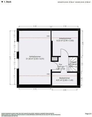 Grundriss Obergeschoss