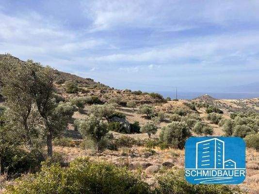 Kreta, Triopetra: Atemberaubendes Grundstück mit Baugenehmigung zu verkaufen