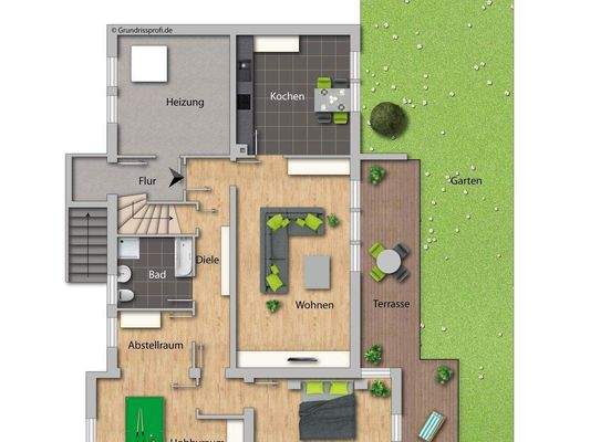 Gezeichnetes KG - kann vom Original etwas abweichen. 