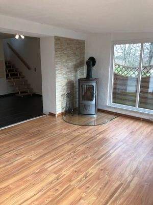 Wintergarten mit Kamin