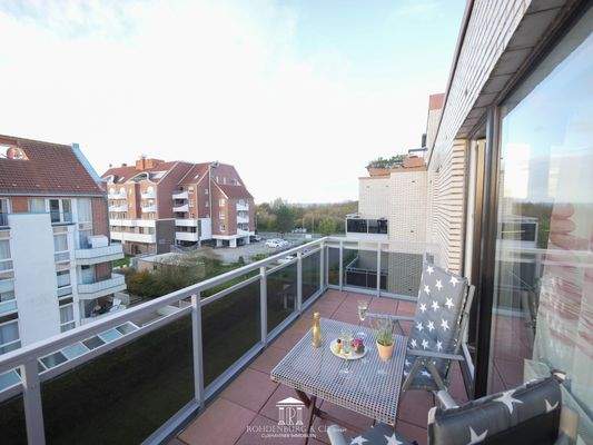 Großzügiger Balkon