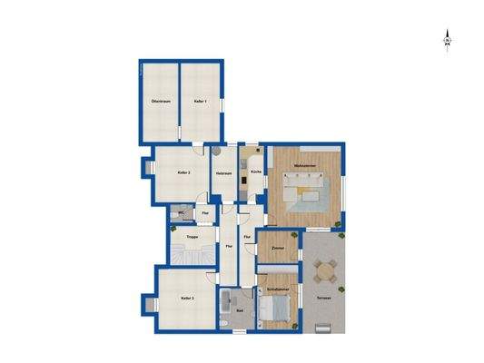 Grundriss Untergeschoss