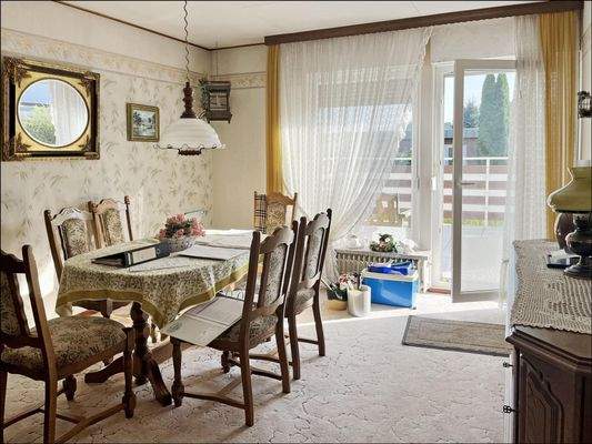 Esszimmer - ebenfalls mit Terrassenzugang