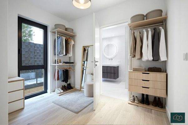 Ankleidezimmer, animiert mit KI