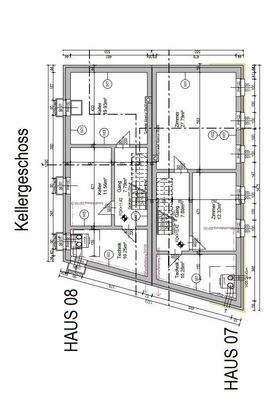 Kellergeschoss Haus 7 und Haus 8