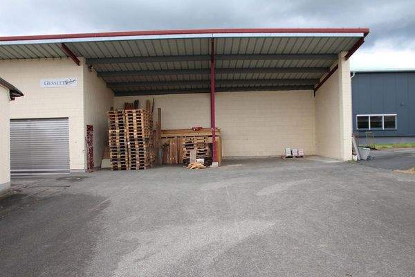 Holzlager f. Hackschnitzel