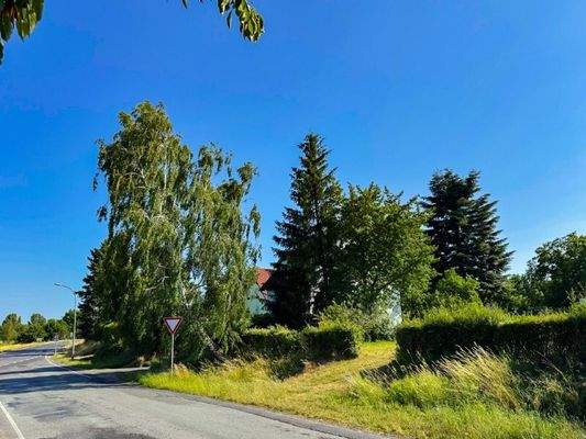 Ansicht von der Nebenstraße