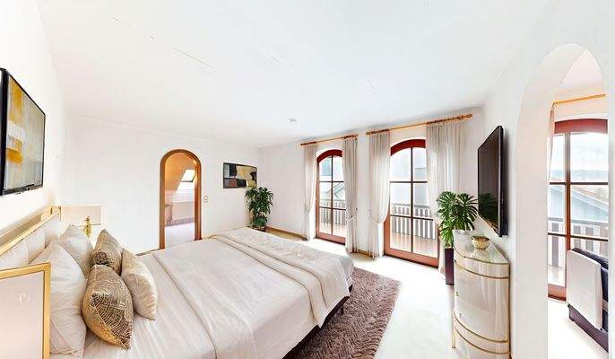 Schlafzimmer OG (Einrichtungsbeispiel)