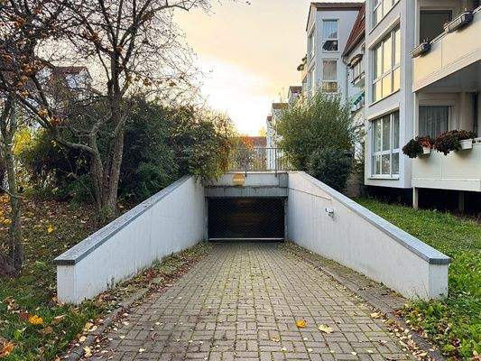 Tiefgaragenausfahrt