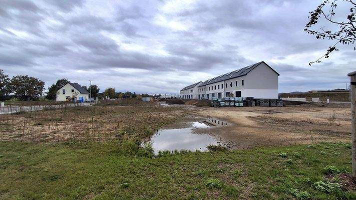 Bebauung im Zentrum des Wohngebietes