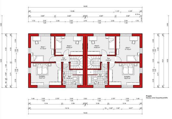 Grundriss Obergeschoss