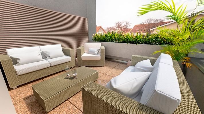 Terrasse visualisiert