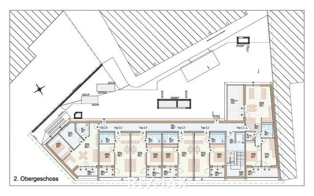 Stockwerkplan 2. Obergeschoss