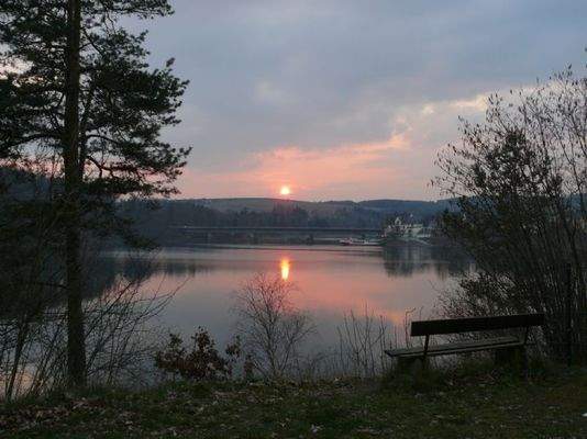 Abendruhe am Stausee