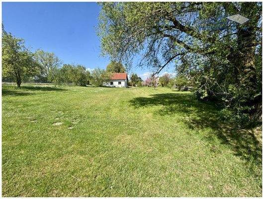 Sehr weitläufig und idyllisch