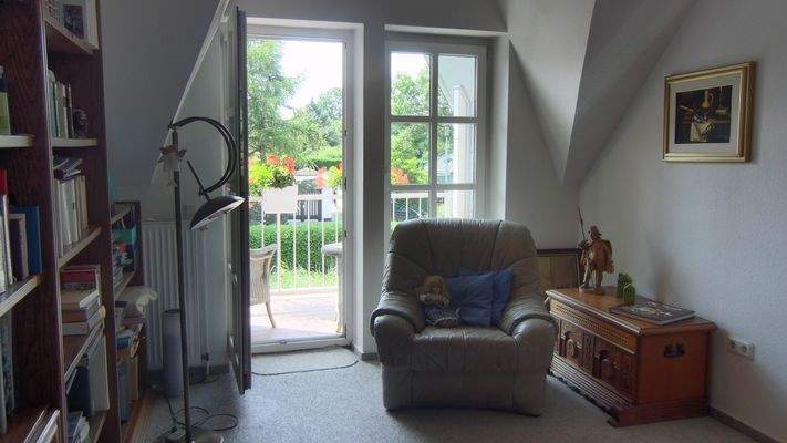 Galerie mit Zugang zum Balkon