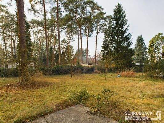 Blick von der Terrasse Richtung Westen