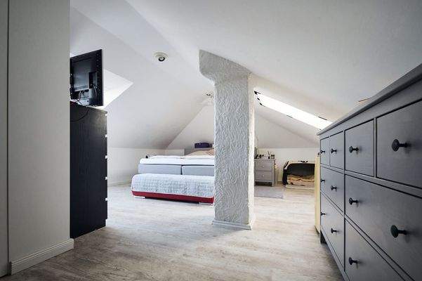 Schlafzimmer im Dachgeschoss 