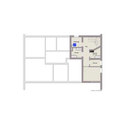 Teilkeller - nicht maßstabsgerecht