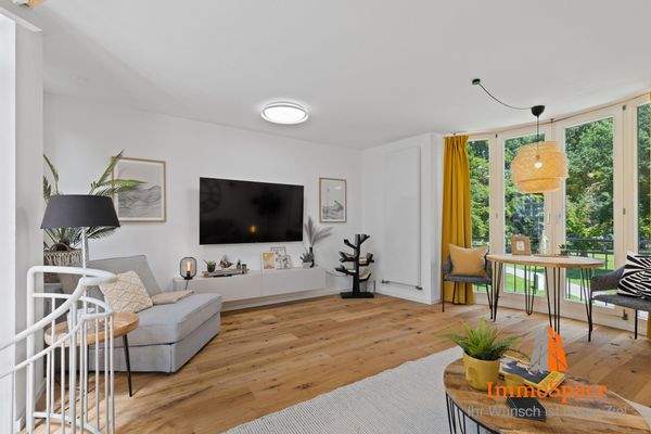 Wohnzimmer mit tollem Ausblick