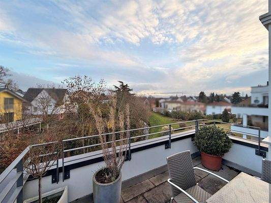 Balkon mit Schiebetür