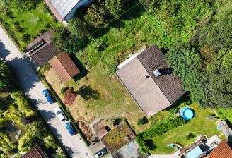 Draufsicht grüner Rahmen