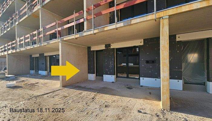 Terrasse, Baustatus Nov. 2025, Wohnbauprojekt Pro20+ Kufstein