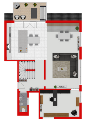 virtueller Grundriss Untergeschoss