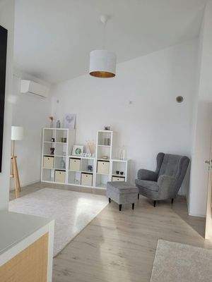 Wohnzimmer/Küche/Essbereich OG