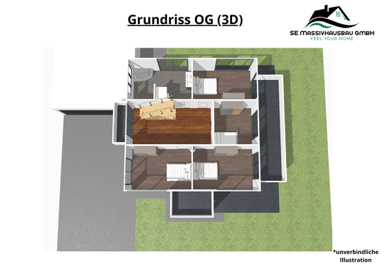 Grundriss OG 3D