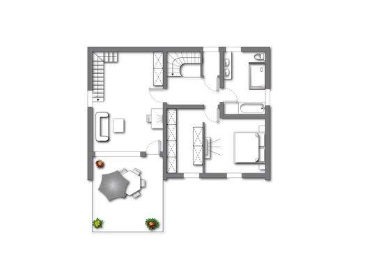 Obergeschoss (kein Maßstab - Details können abweichen)