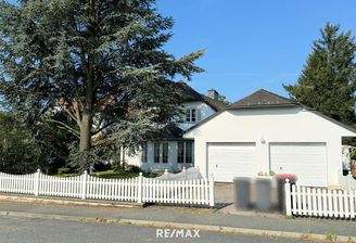 Ansicht mit Doppelgarage