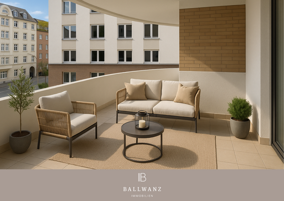 Beispiel Balkon (digitales Staging)